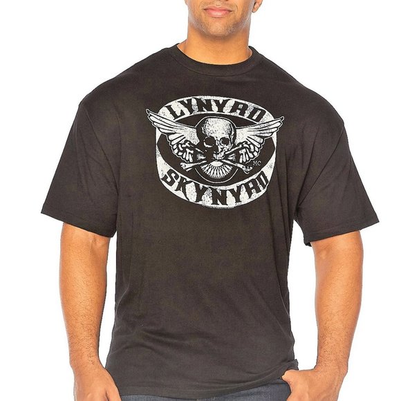 Lynyrd Skynyrd Biker Patch Southern rock Official T-Shirt LT B&T NWT - Picture 1 of 2